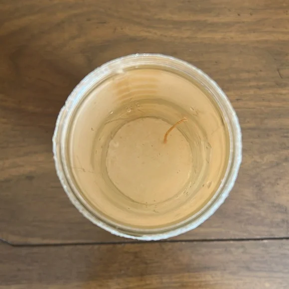 Vintage Autumn Scene Sugar Glass Candle - Picture 4 of 5